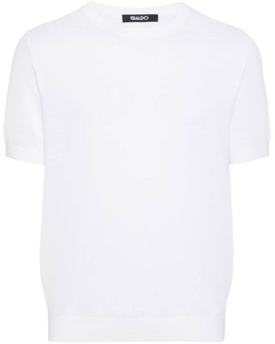 Eraldo Piqué Cotton T-Shirt - White