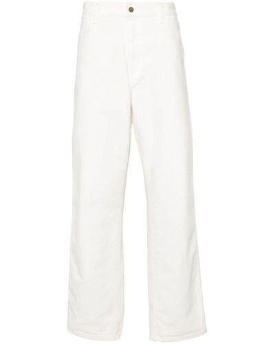 Carhartt Straight-Leg Carpenter Trousers - White