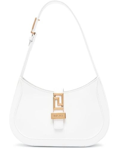 Versace Small Greca Goddess Shoulder Bag - White