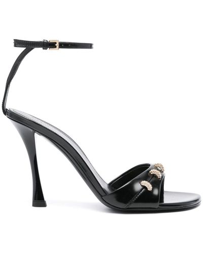 Givenchy 100Mm Crystal-Embellished Sandals - Black