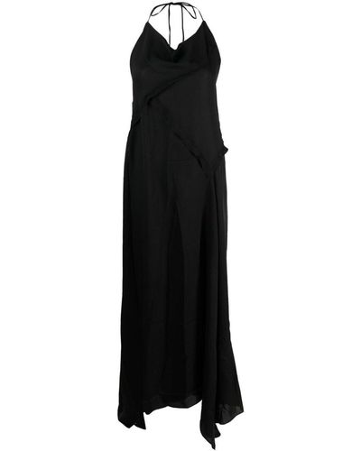 Ioannes Maxi Silk Dress - Black