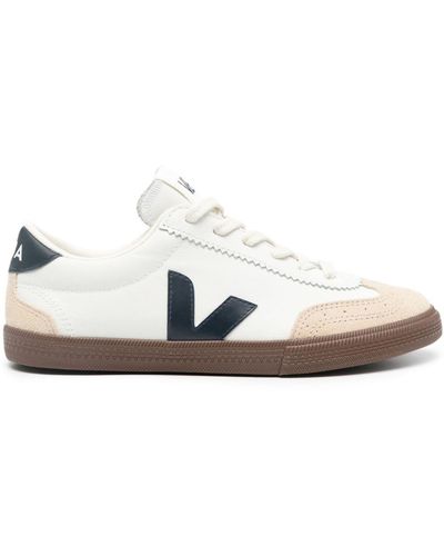 Veja Volley Panelled Trainers - White