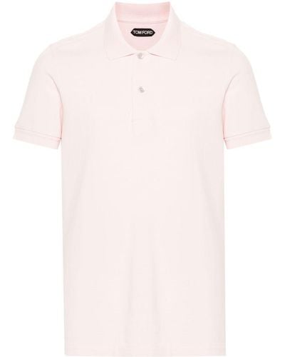 Tom Ford Cotton Polo Shirt - Pink