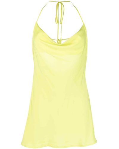 MATINEÉ Greta Halterneck Dress - Yellow