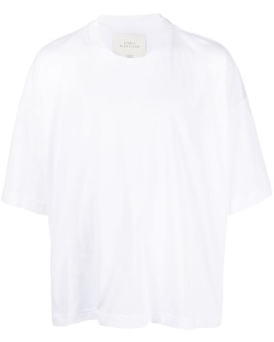 Studio Nicholson Short-Sleeve Cotton T-Shirt - White