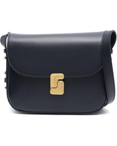Soeur Bellissima Leather Mini Bag - Blue