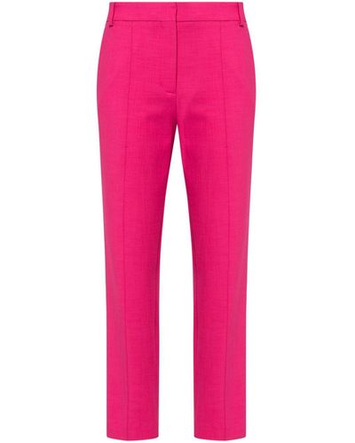 Ba&sh Textured Tapered Trousers - Pink