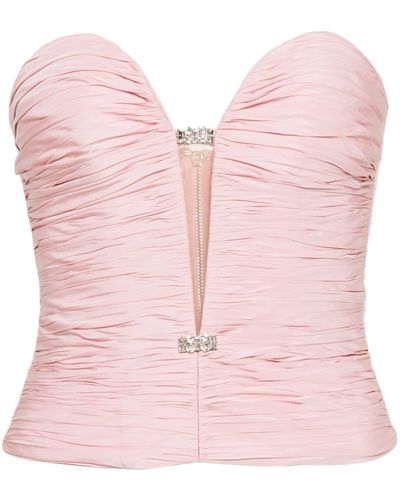 Nafsika Skourti The Bomb Corset-Style Top - Pink