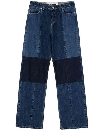 Jil Sander Wide-Leg Jeans - Blue