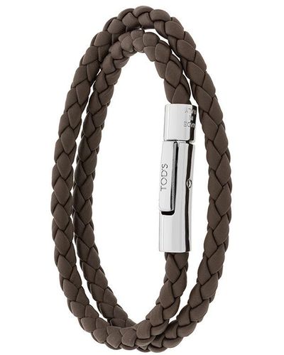 Tod's Braided Wrap Bracelet - Brown