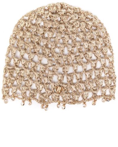 Rabanne Crystal-Embellished Hair Accessory - Natural