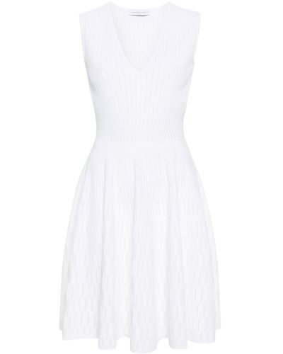 Antonino Valenti Sleeveless Flared Midi Dress - White