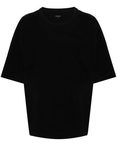 Lemaire Chest Patch-Pocket T-Shirt - Black