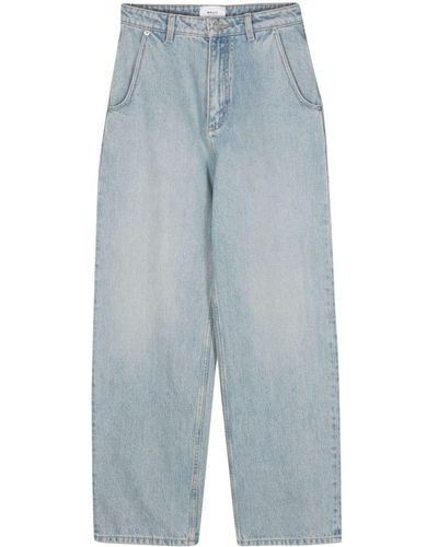 Bally Logo-Patch Straight Jeans - Blue