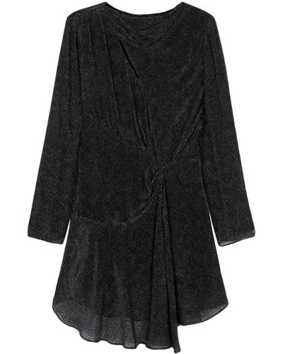 Isabel Marant Selma Draped Dress - Black
