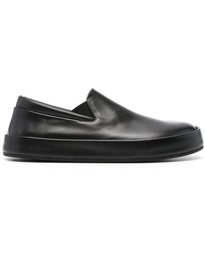 Marsèll Leather Slip-On Loafers - Black