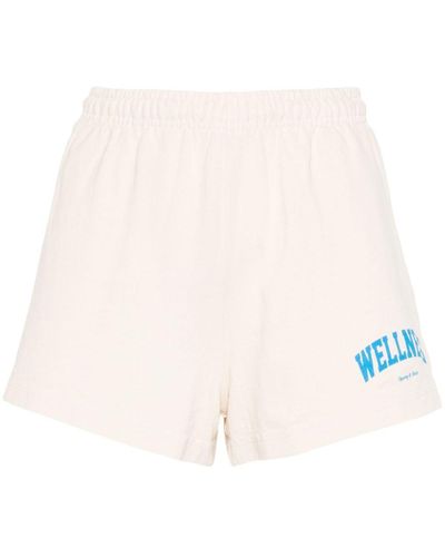 Sporty & Rich Wellness Ivy Disco Shorts - Natural