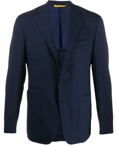 Canali Single-Breasted Dinner Jacket - Blue