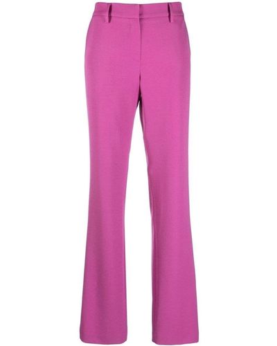 Magda Butrym Straight-Leg Wool Trousers - Pink