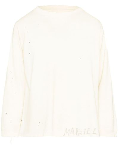 Maison Margiela Handwritten Sweatshirt - White