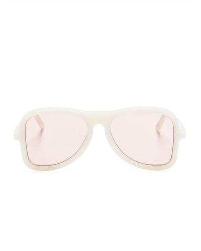 Séfr Aster Pilot-Frame Sunglasses - Pink