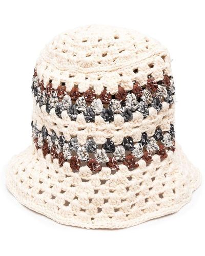 Amiri Crochet-knit Hat - Multicolour