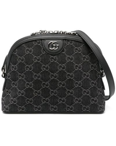 Gucci Small Ophidia Gg Crossbody Bag - Black