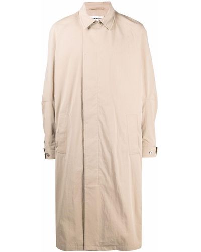 Tom Wood Button-up Trench Coat - Natural