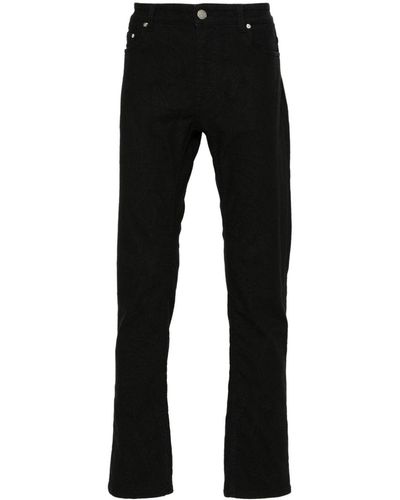 Etro Jacquard Slim-Fit Jeans - Black
