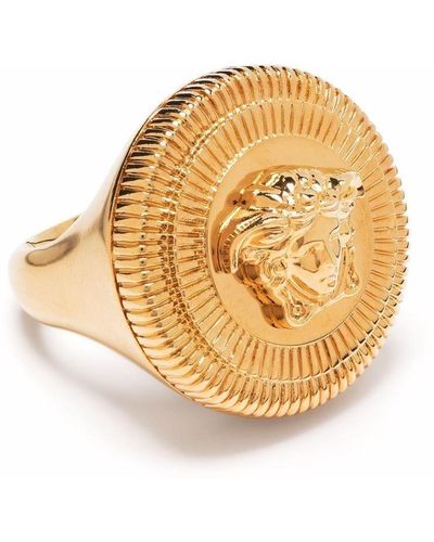 Versace Medusa Biggie Ring - Metallic