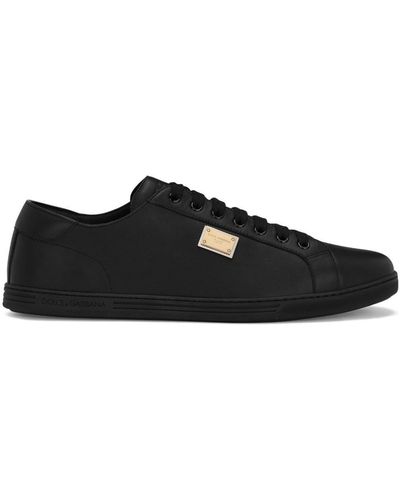 Dolce & Gabbana Saint Tropez Low-Top Trainers - Black