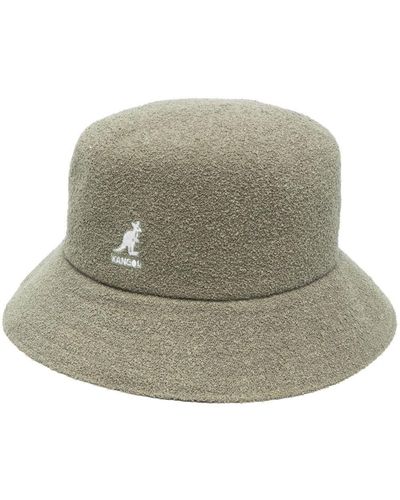 Kangol Embroidered-logo Bucket Hat - Green