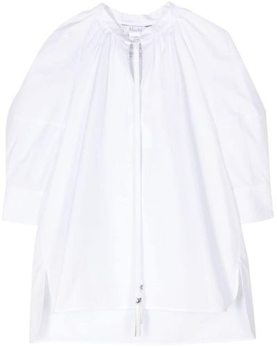 Max Mara Carpi Poplin Blouse - White