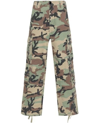 Stussy Camouflage Cargo Pants - Green