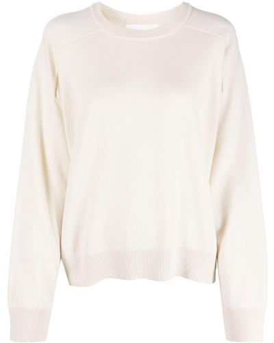 ARMARIUM Ribbed-Knit Cashmere Sweater - White