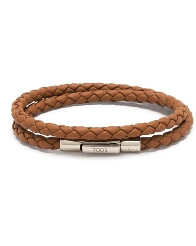 Tod's Bracelet With Logo - Brown