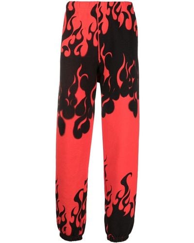GALLERY DEPT. Graphic-print Track Trousers - Red