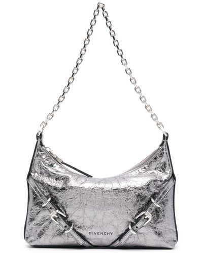 Givenchy Voyou Party Metallic Bag - Grey