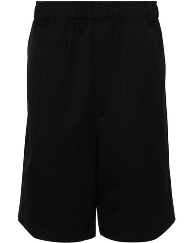 Jacquemus Le Bermuda Juego Wool Shorts - Black