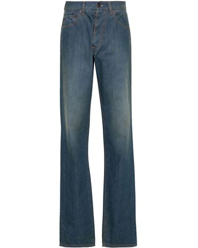Maison Margiela Straight-Leg Cotton Jeans - Blue
