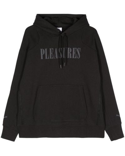 PUMA X Pleasures Cotton Hoodie - Black