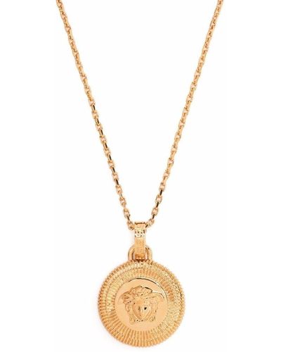 Versace Medusa Pendant Necklace - Metallic