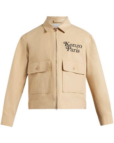 KENZO ' By Verdy' Cropped Jacket - Natural