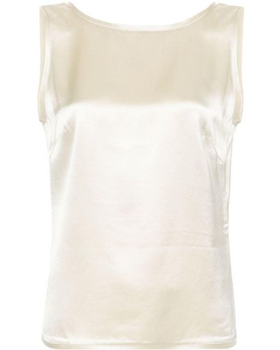 By Malene Birger Jacie Satin Top - Natural