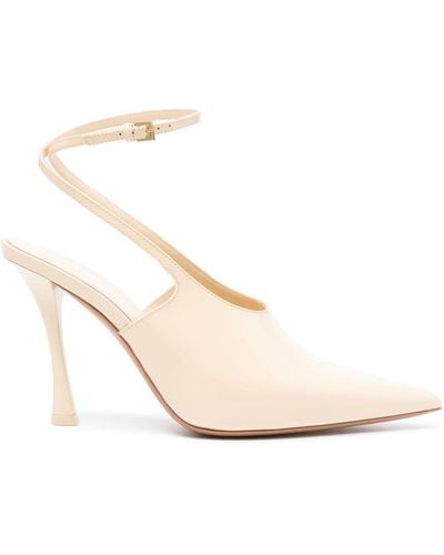 Givenchy Show 105Mm Leather Court Shoes - White