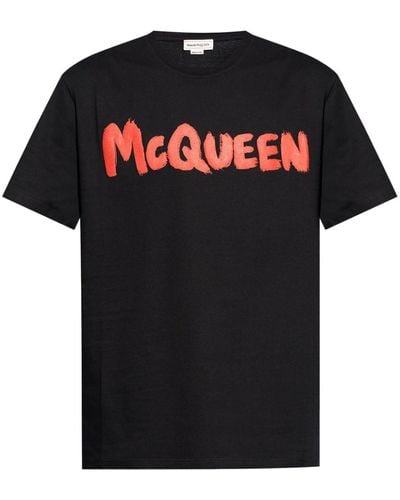 Alexander McQueen T-Shirts & Tops - Black