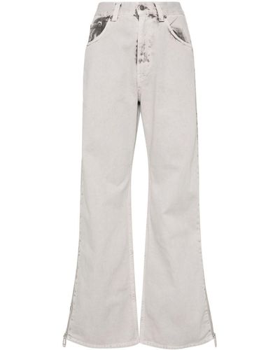 Haikure Wide-Leg Jeans - Grey