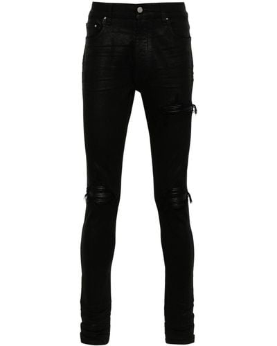 Amiri Wax Mx1 Skinny Jeans - Black