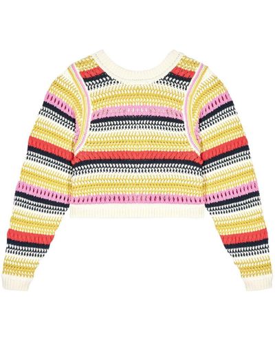 Ba&sh Romy Reversible Sweater - Yellow