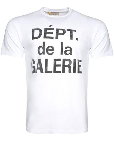 GALLERY DEPT. French-Print Cotton T-Shirt - White